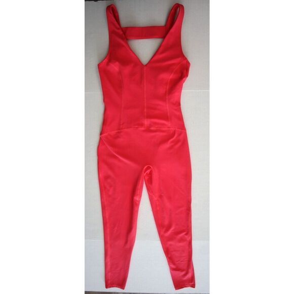 FP Movement OB1745676 Women's Sz XL Neon Pink Never Better 1-Piece Jumpsuit - Picture 14 of 15